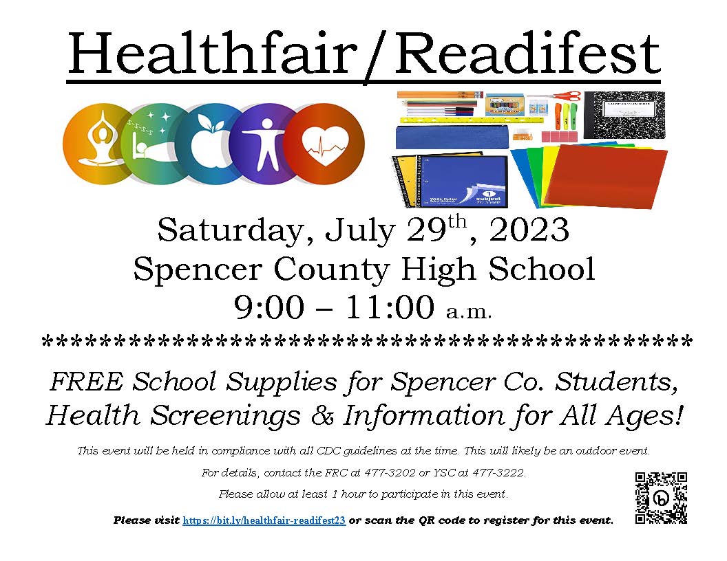 Healthfair/Readifest flyer