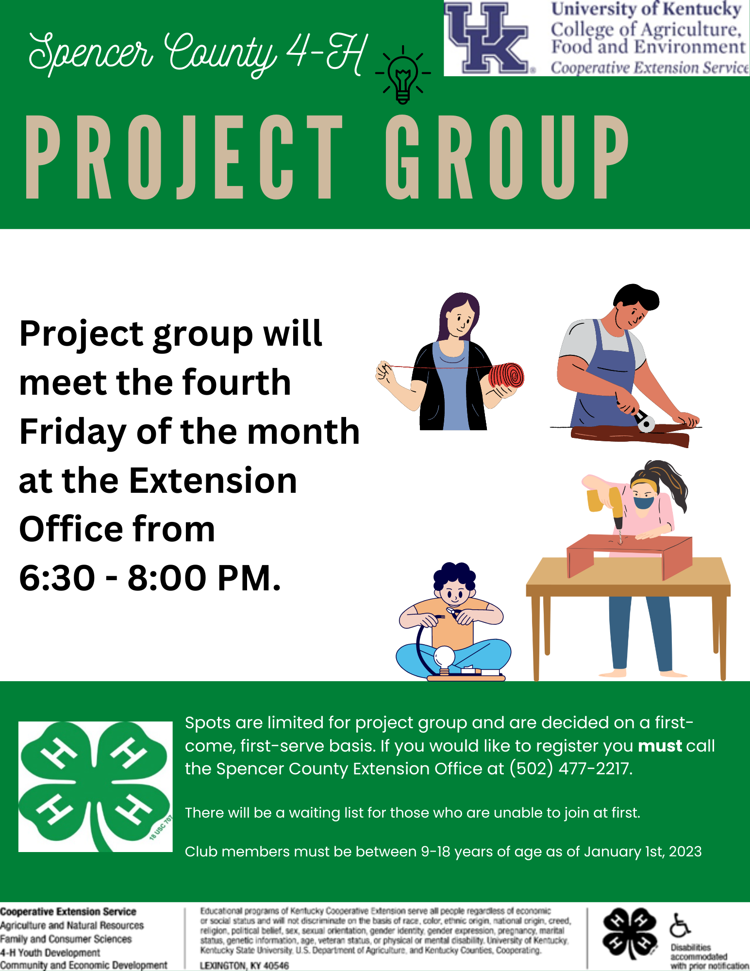 Project group flyer