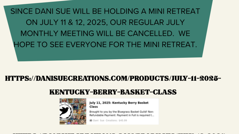 A flyer detailing the event information with a cream background, sparkles, and black text